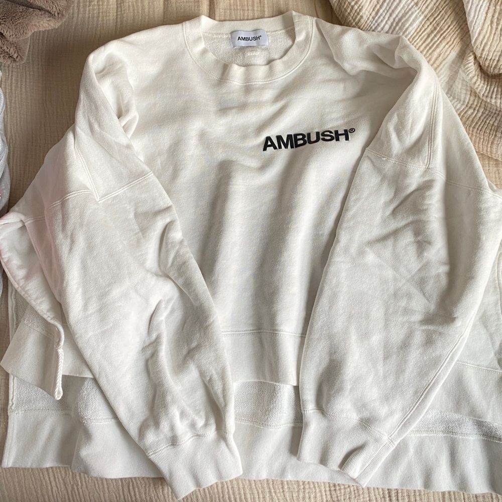 Ambush Classic White Sweatshirt Size 2